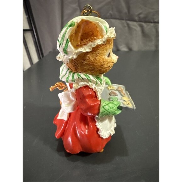 Vintage AGC Inc "Grandma is Love 1995" Cat With Tray of Cookies Ornament 3.25" - Picture 7 of 16
